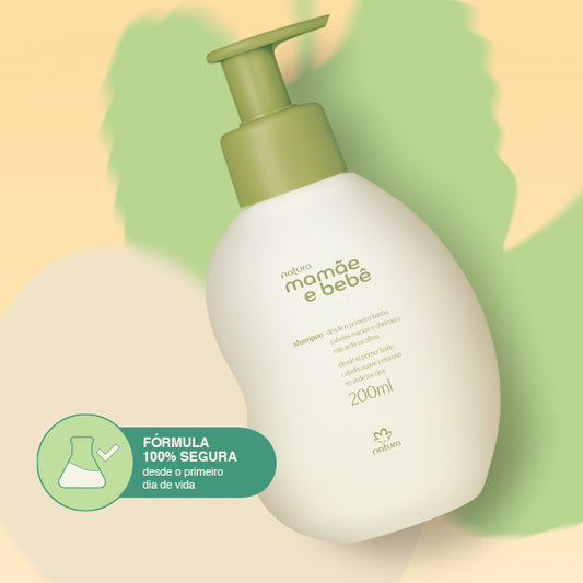 Linha Mamãe e Bebê Natura – Shampoo e Condicionador