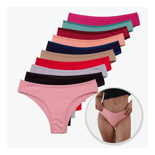 Calcinha Tanga Algodão Conforto Básica Feminina