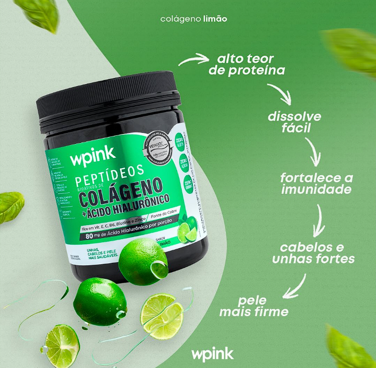 Colágeno VERISOL Limão 240g – Suplemento Nutritivo para Pele, Cabelos e Unhas
