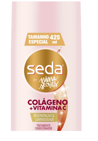 Condicionador Seda Niina Secrets Colágeno e Vitamina C 425ml Tamanho Especial
