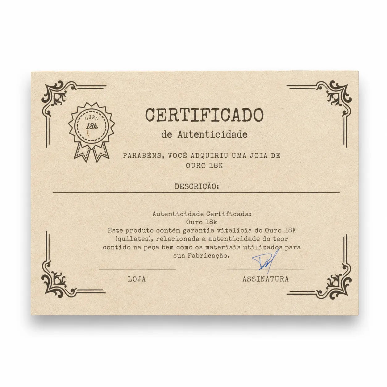 Cordão Singapura Feminino Ouro 18K – 40cm