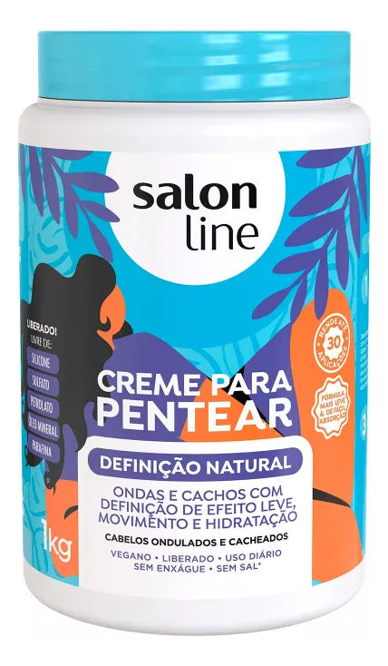 Creme para Pentear Definição Natural Salon Line Cachos – 1 kg