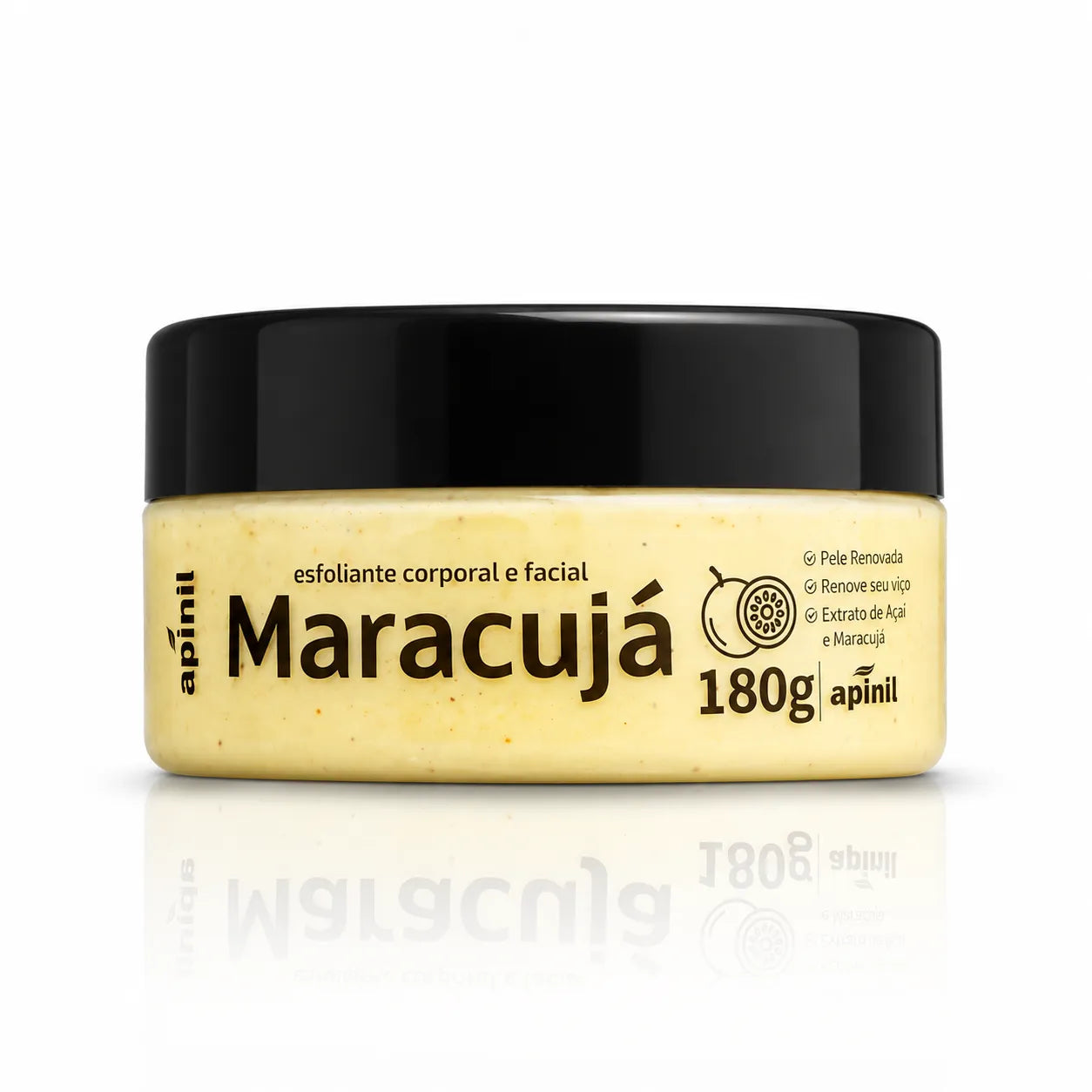 Esfoliante Corporal e Facial Maracujá 180g