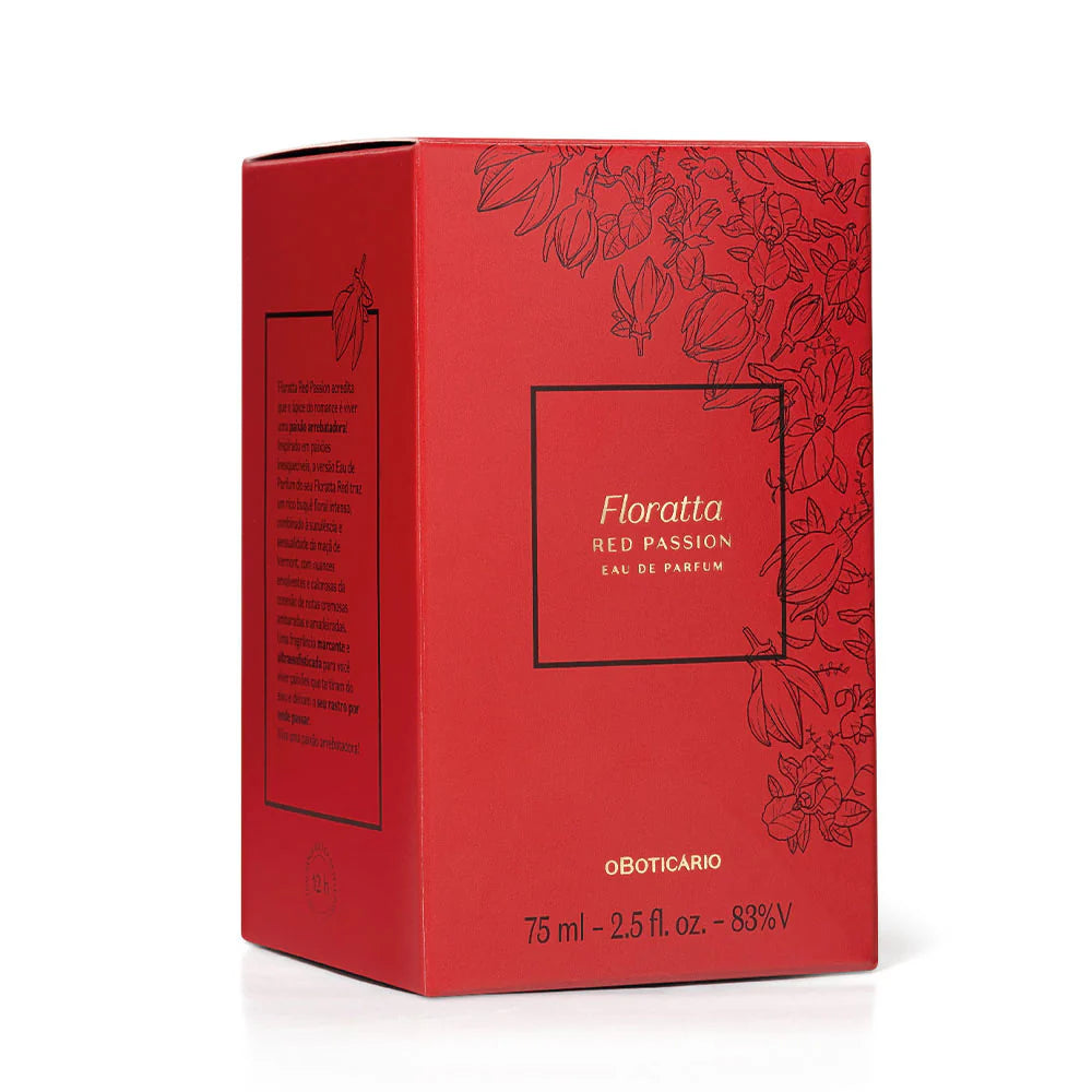 Floratta Red Passion Eau de Parfum, 75ml ( Pré ordem)