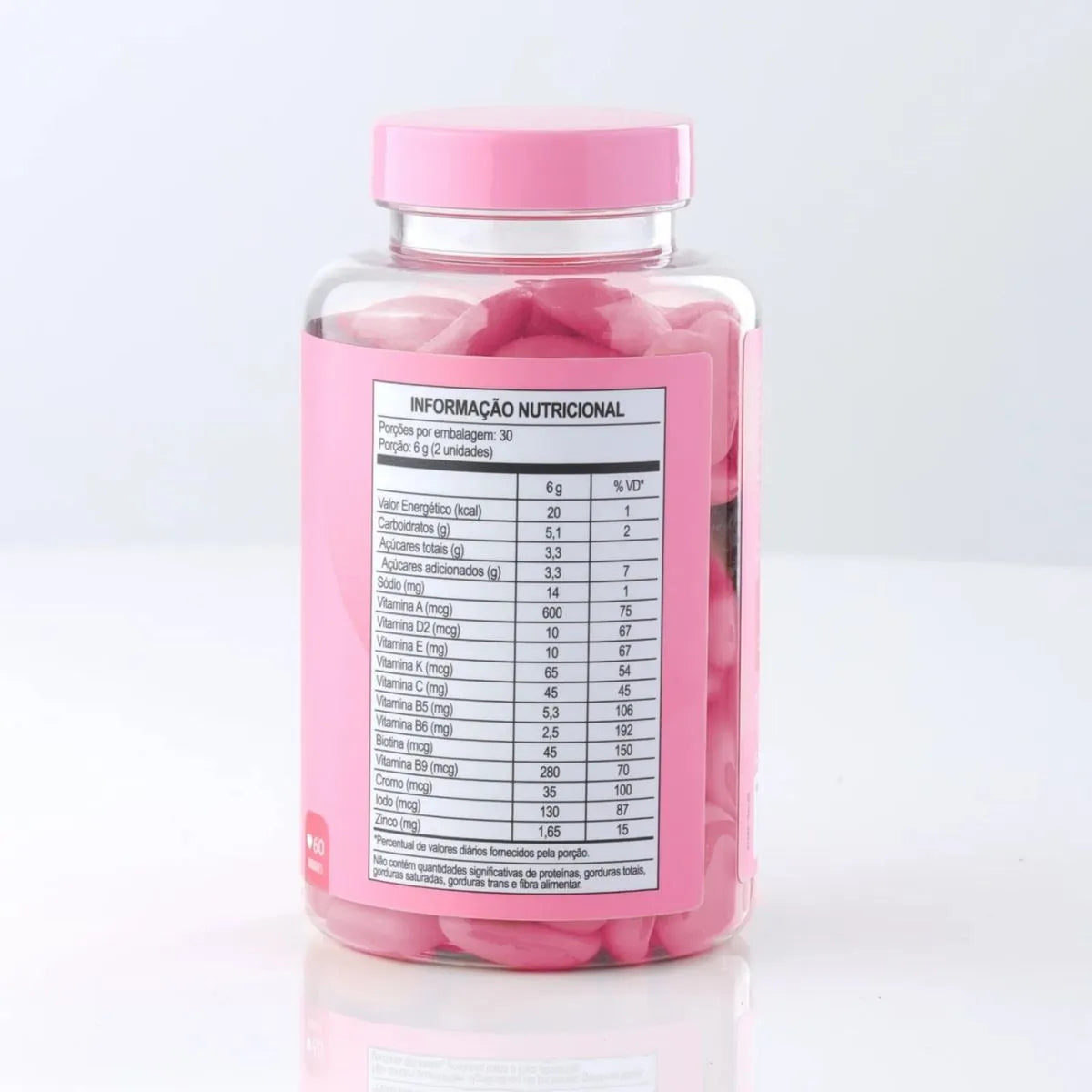 Gummy Hair Vitamin Tuttu Frutti – 60 unidades