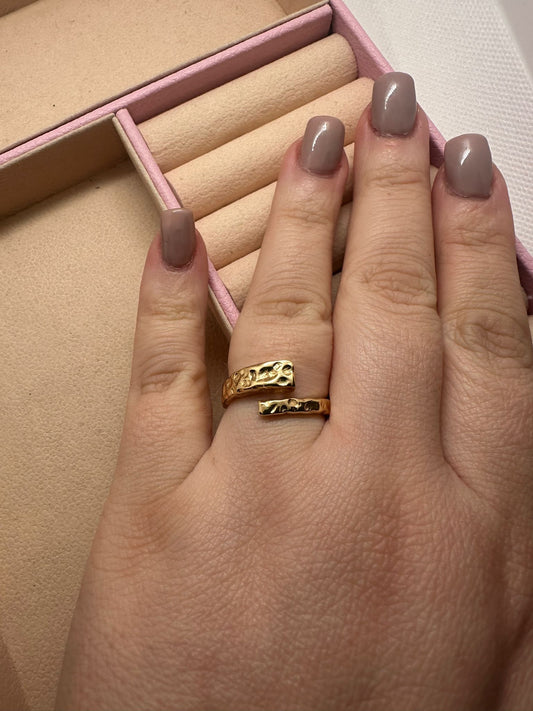 Adjustable Ring – 18K Gold-Plated