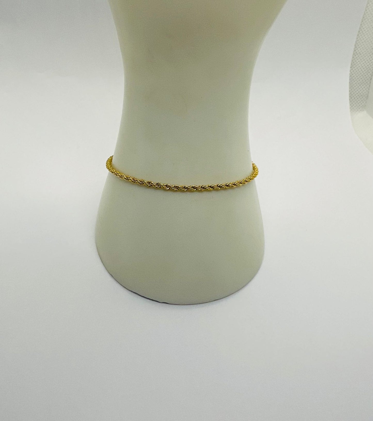 Baiano Cord Bracelet – 18K Gold-Plated Elegance
