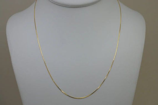 Venetian Chain 60cm with Cross Pendant – Classic Elegance and Faith