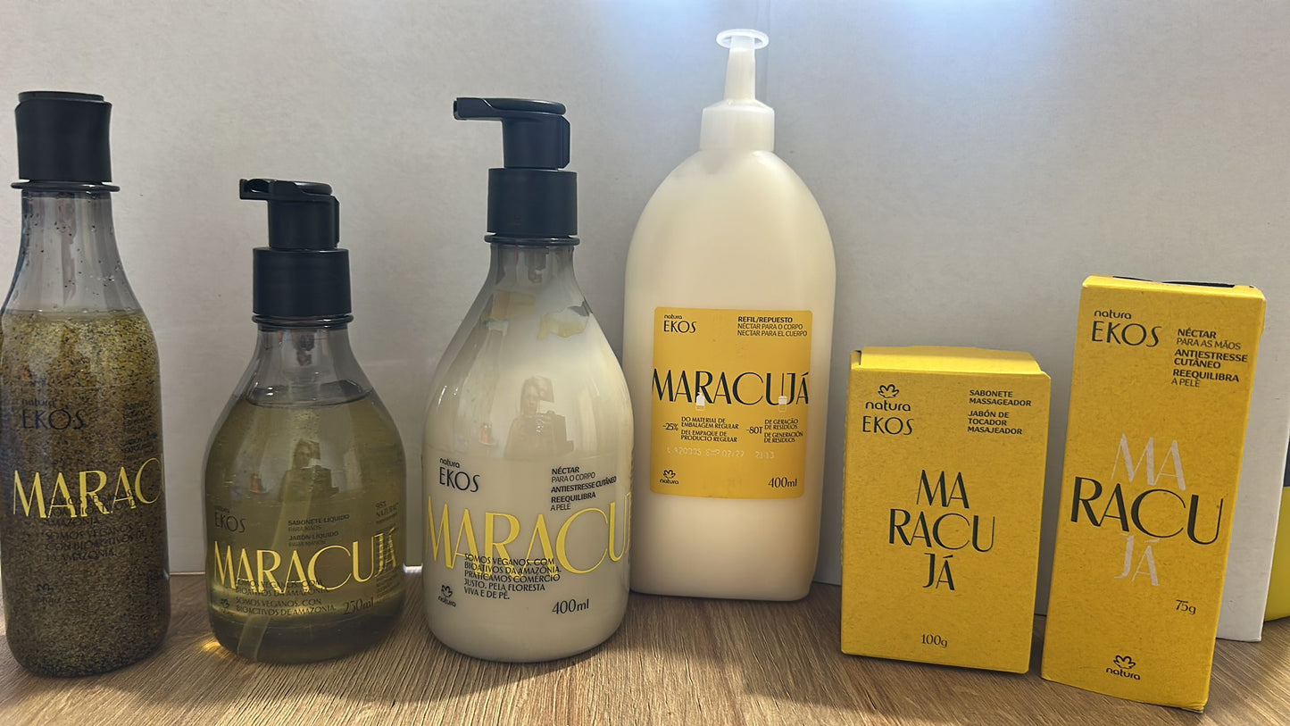 Kit Linha Ekos Maracujá 🌿 – Frescor, Hidratação e Aroma Envolvente