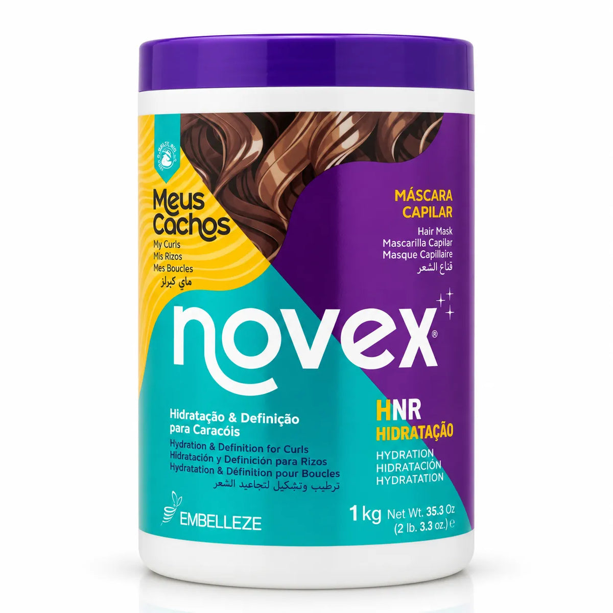 Máscara Capilar Meus Cachos Hidratação e Definição 1kg – Novex
