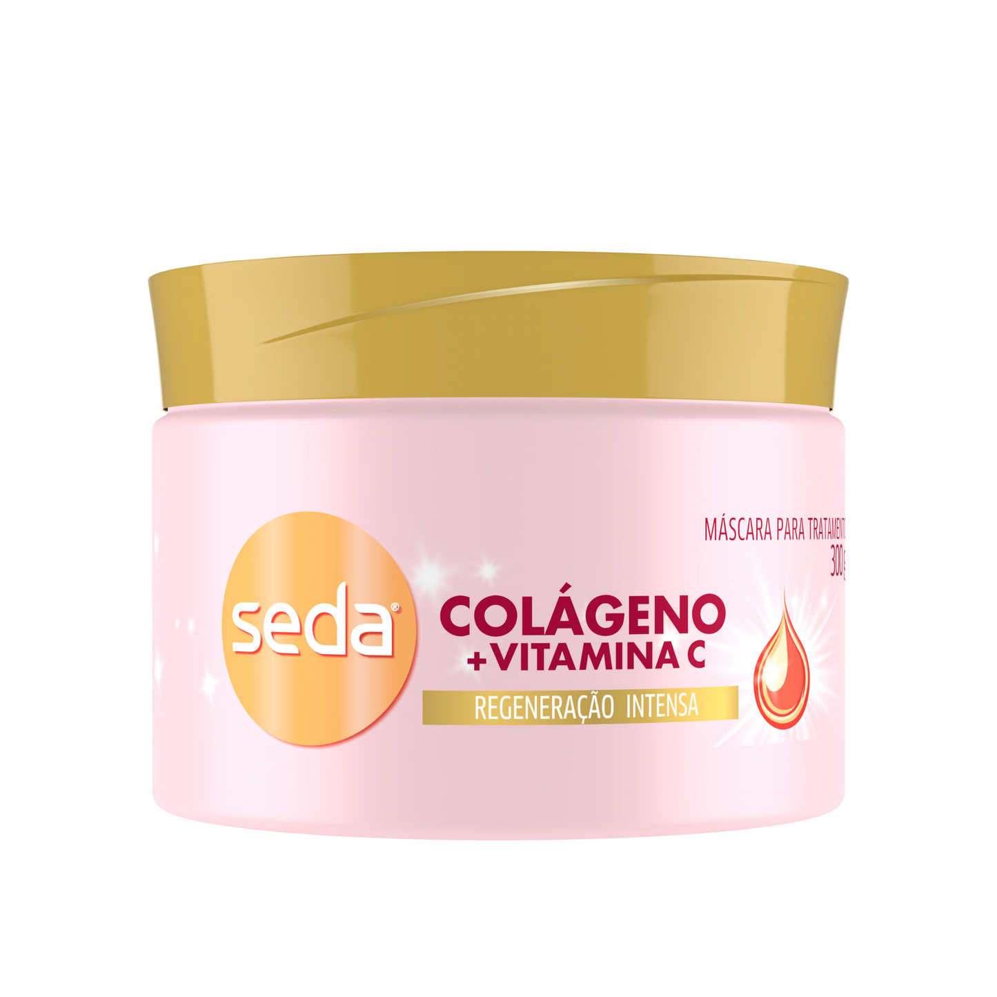 Máscara de Tratamento Seda by Niina Secrets Colágeno + Vitamina C – Seda