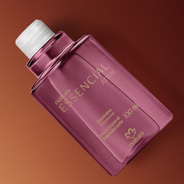 Natura Essencial (Atrai) Refil Desodorante Corporal Feminino 100ml – Proteção e Fragrância Floral