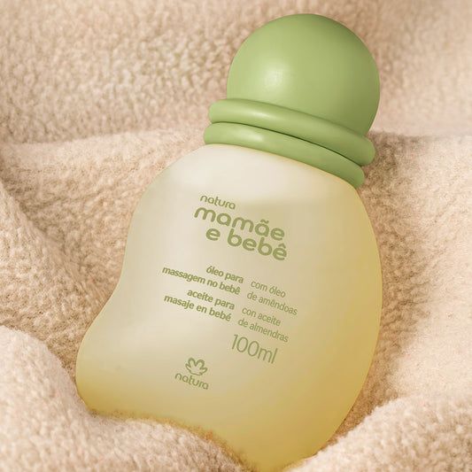 Óleo de Massagem Mamãe e Bebê Natura 100ml