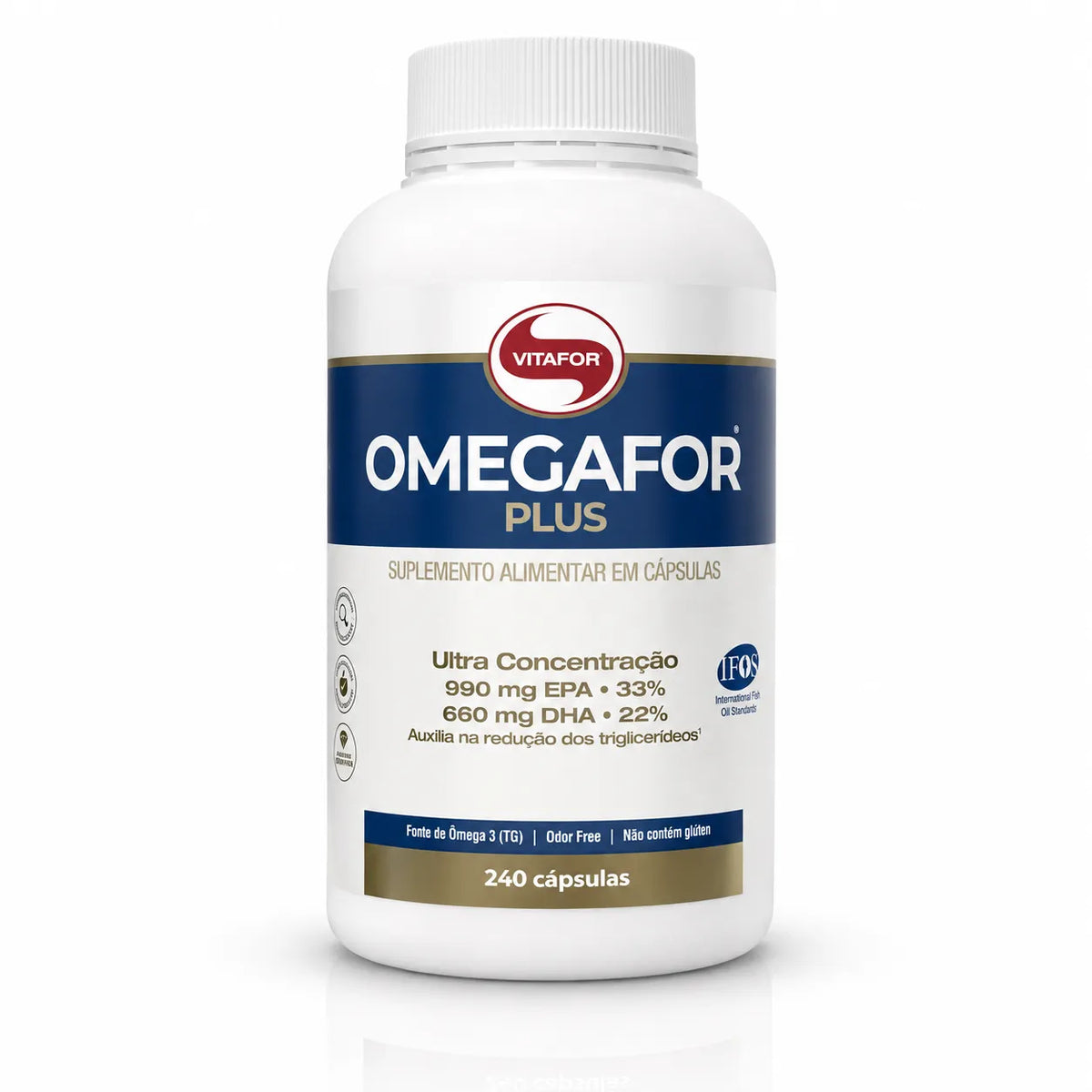 Omegafor Plus Ômega 3 240 Cápsulas – Vitafor