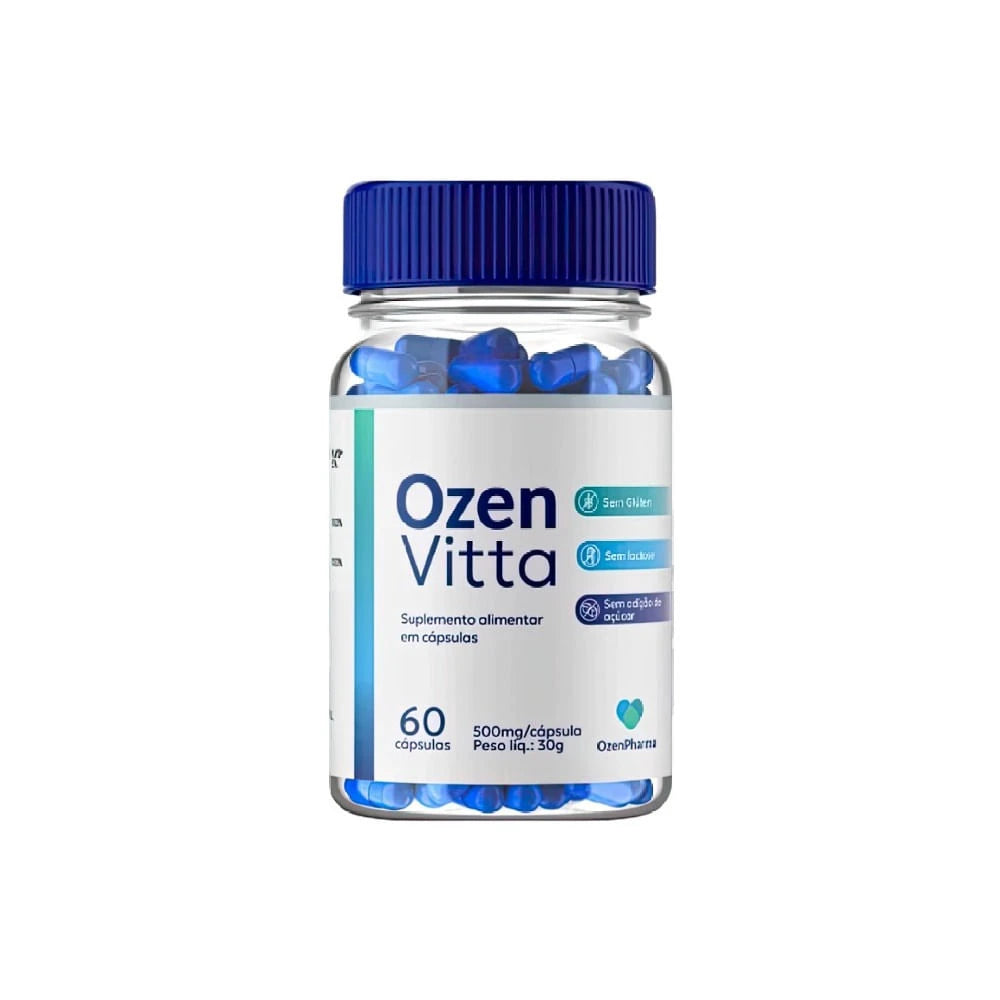 Ozen Vitta – Suplemento Alimentar Natural – 1 Frasco com 60 Cápsulas – Original