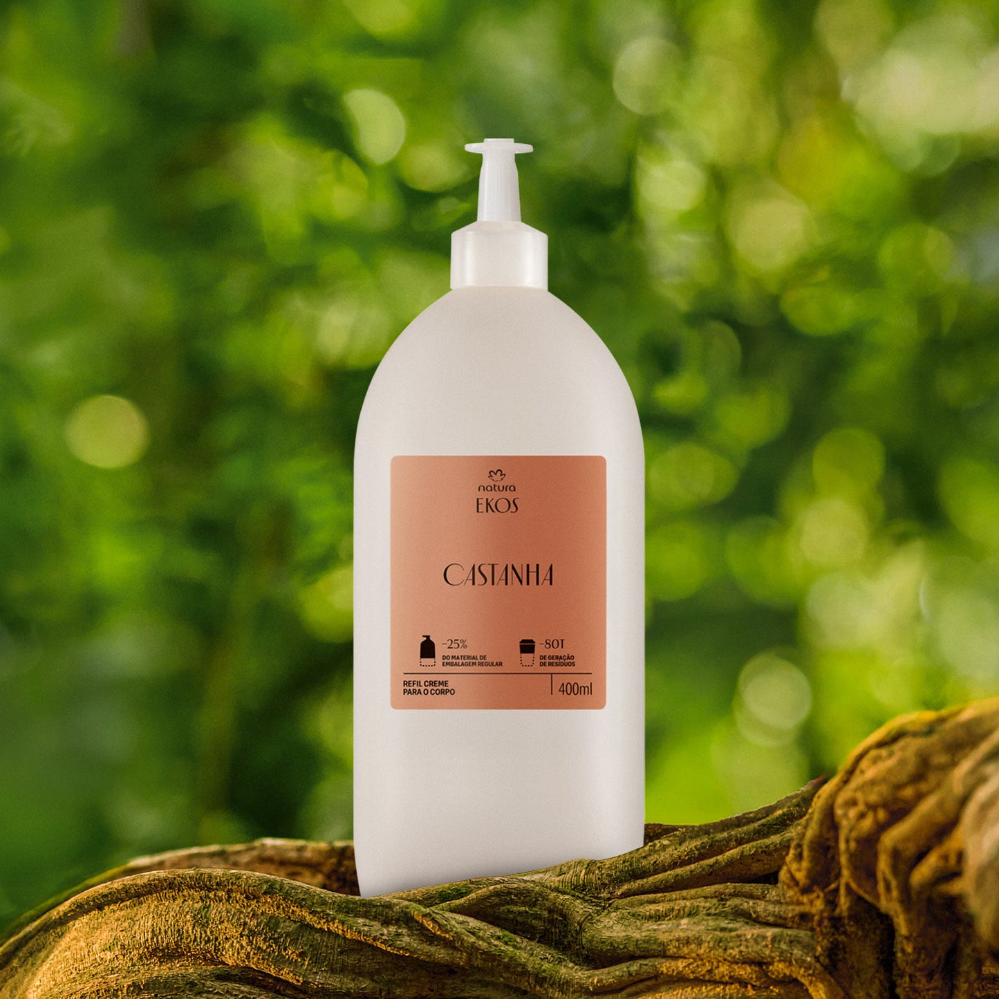 Refil Creme Desodorante Hidratante Corporal Ekos Castanha – Natura