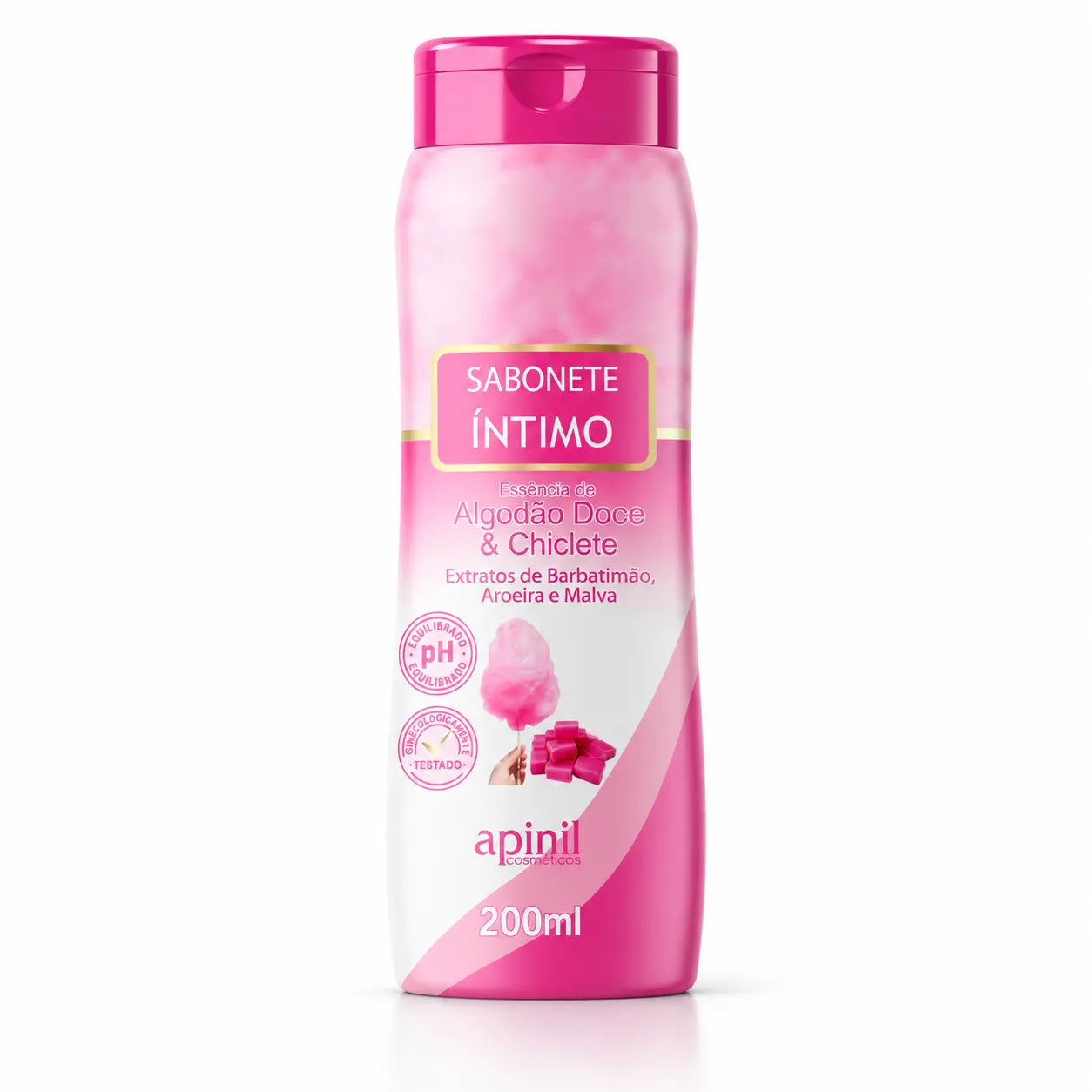 Sabonete Íntimo Algodão Doce & Chiclete 200ml