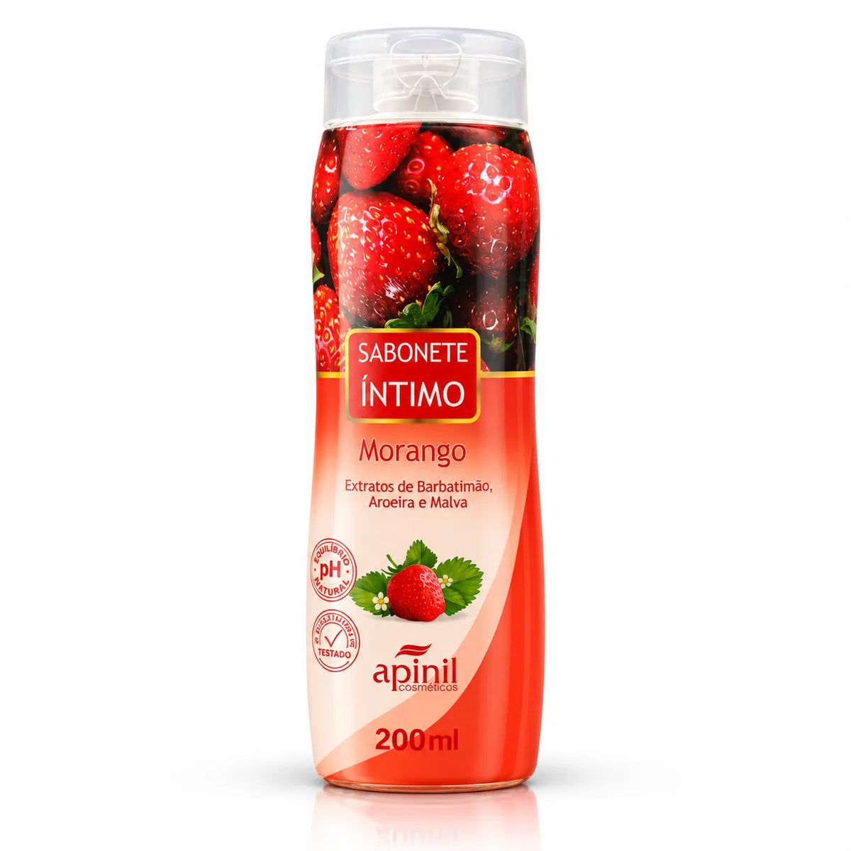 Sabonete Íntimo Morango 210ml – Apinil