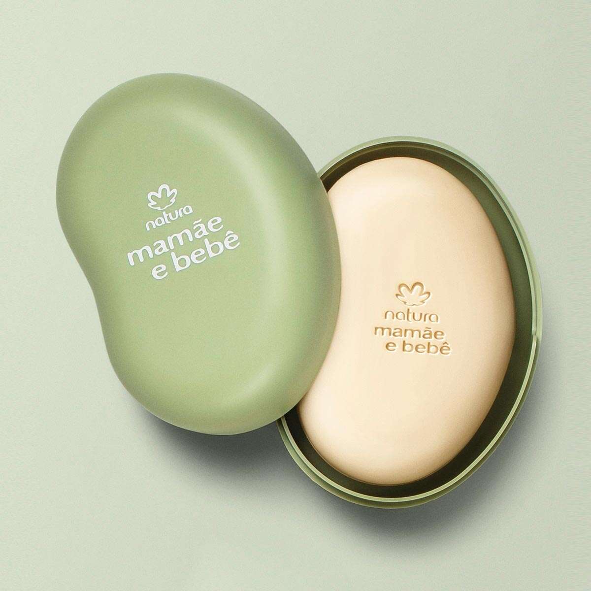 Sabonete em Barra Mamãe e Bebê com Saboneteira – Natura