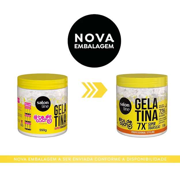 Gelatina Condicionante Salon Line 7x Super Transição – 550g