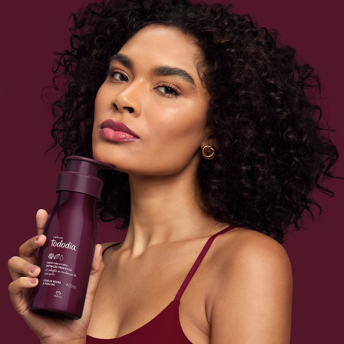 Creme Desodorante Nutritivo Corporal – Cereja Negra & Praliné