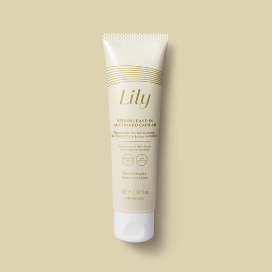Sérum Capilar Leave-in Acetinado Lily 100ml | Lily O Boticário