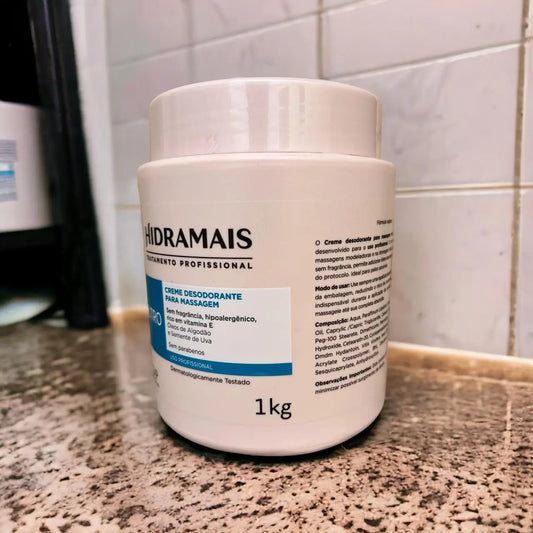 Creme Desodorante Hidramais Massagem Neutro 1 Kg