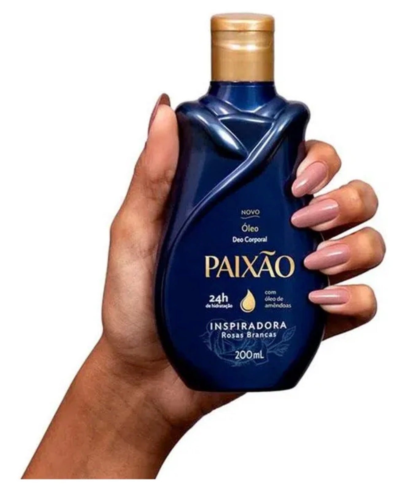 Óleo Corporal de Amêndoas Paixão Inspiradora Rosas Brancas – Paixão