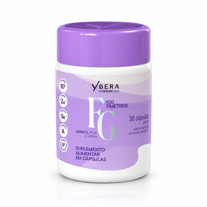 100timetros Cabelo, Pele e Unhas 30 Cápsulas Softgel
