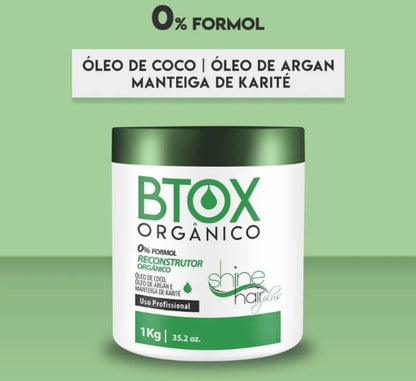 Btox Orgânico Shine Hair Plus 1kg