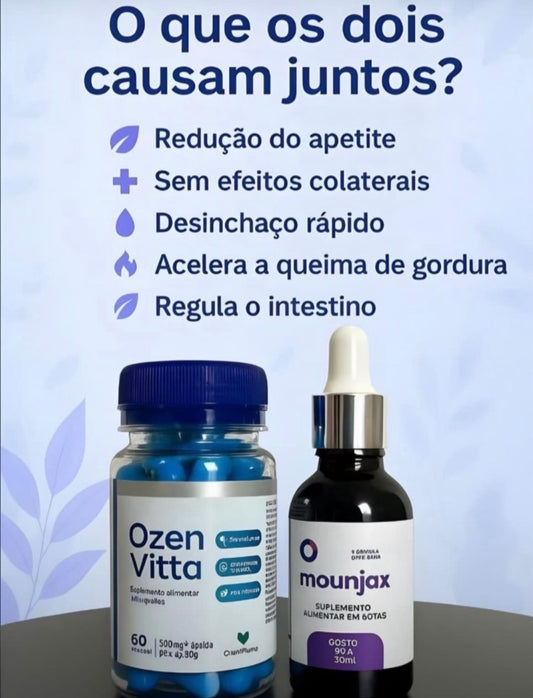 Kit OzenVitta + Mounjax – Suplementos Alimentares