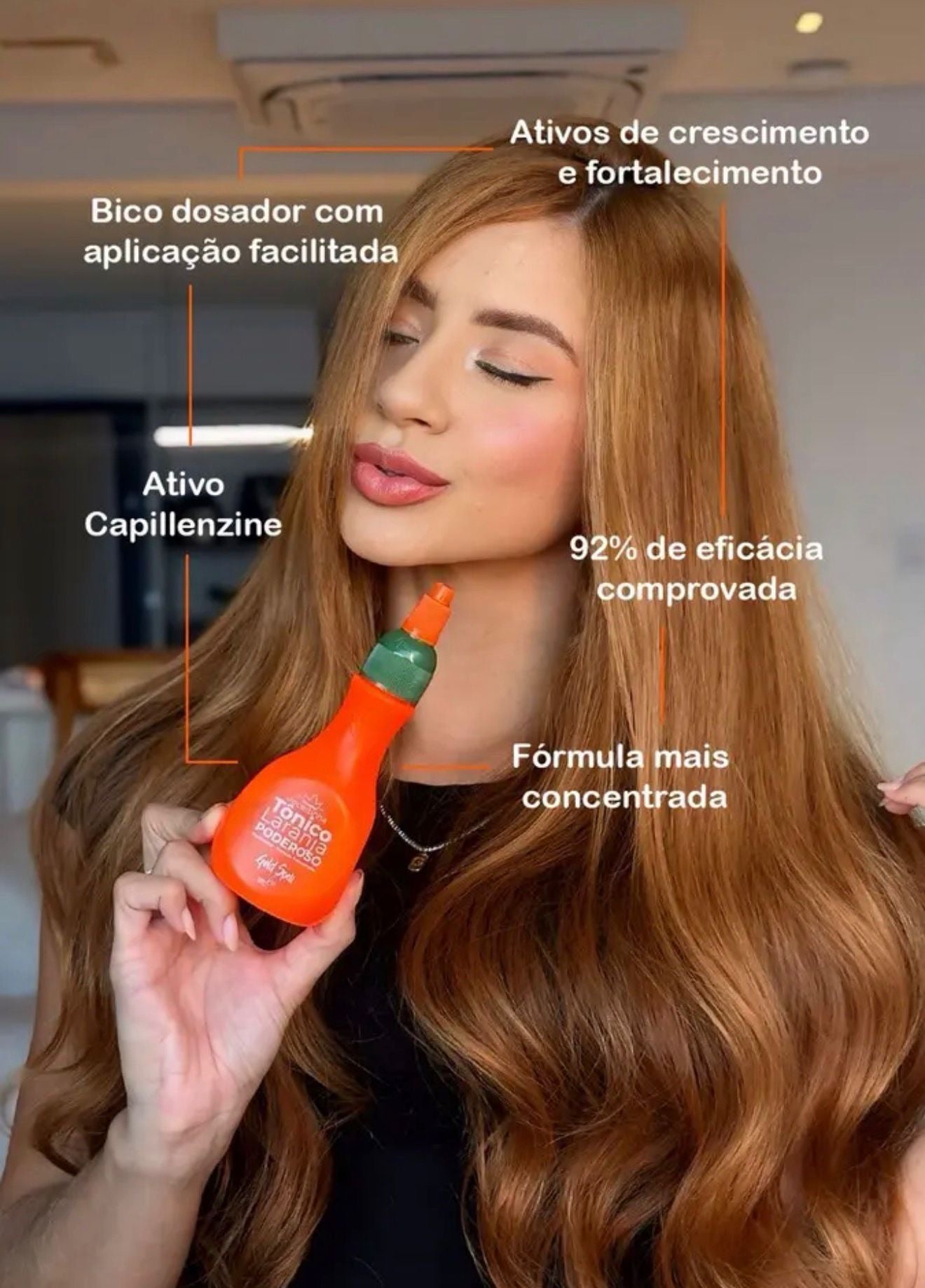 Tônico Laranja Poderoso Gold Spell – 120ml concentrado