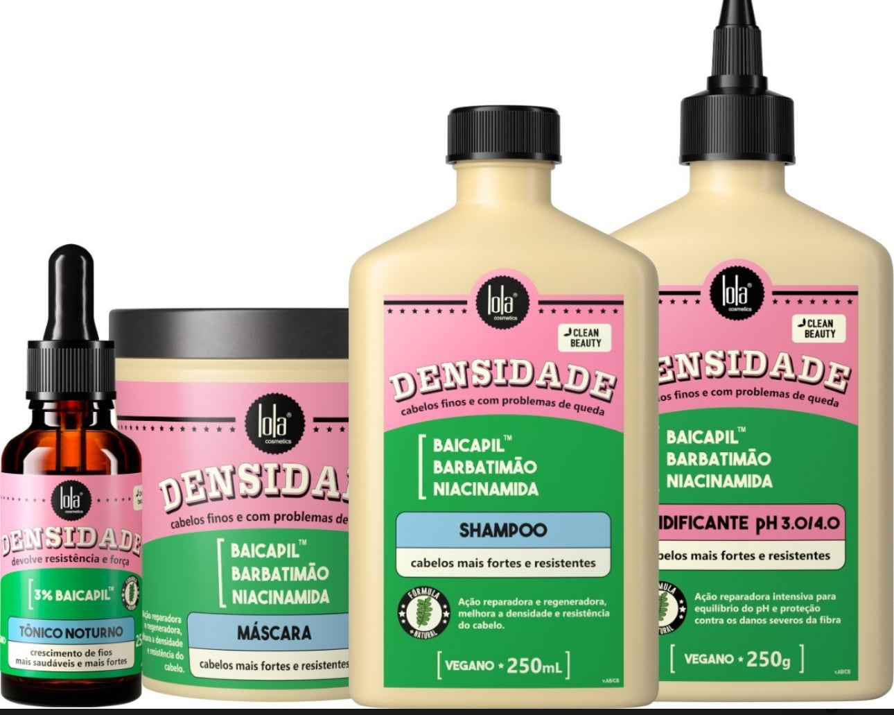 Lola Cosmetics Densidade Kit Restaurador 4 Itens