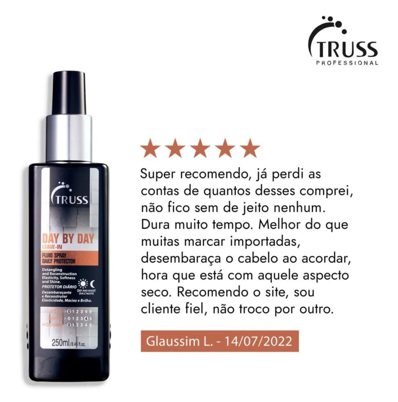 Leave-in Day By Day Spray 250ml – Truss