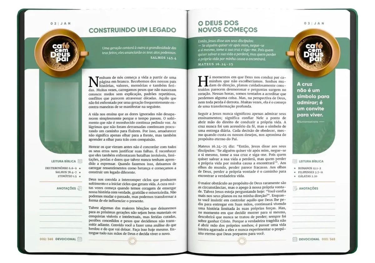Café Com Deus Pai 2027 Edição Porções Diárias De Restauração | Vol. 7