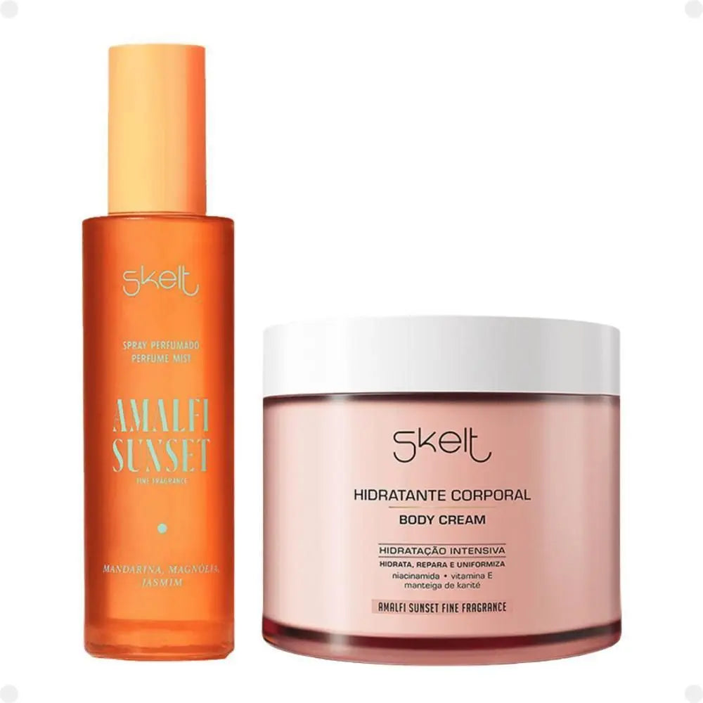 Kit Skelt Hidratante Body Cream + Spray Perfumado