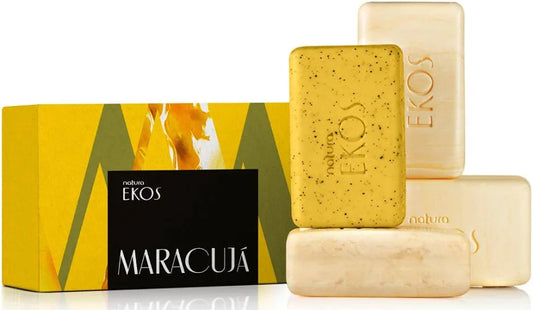 Sabonete em Barra Puro Vegetal Cremoso e Esfoliante Ekos Maracujá – Natura