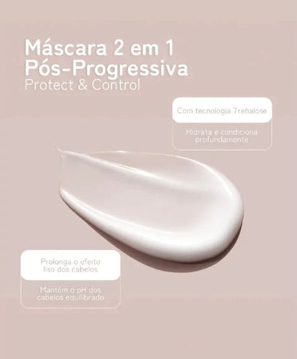 Combo Escova Progressiva Fashion Gold 300g