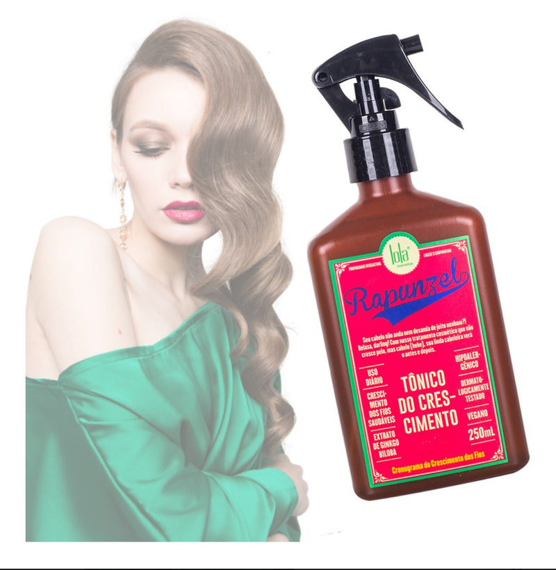 Spray Rapunzel Tônico Capilar 250ml Lola
