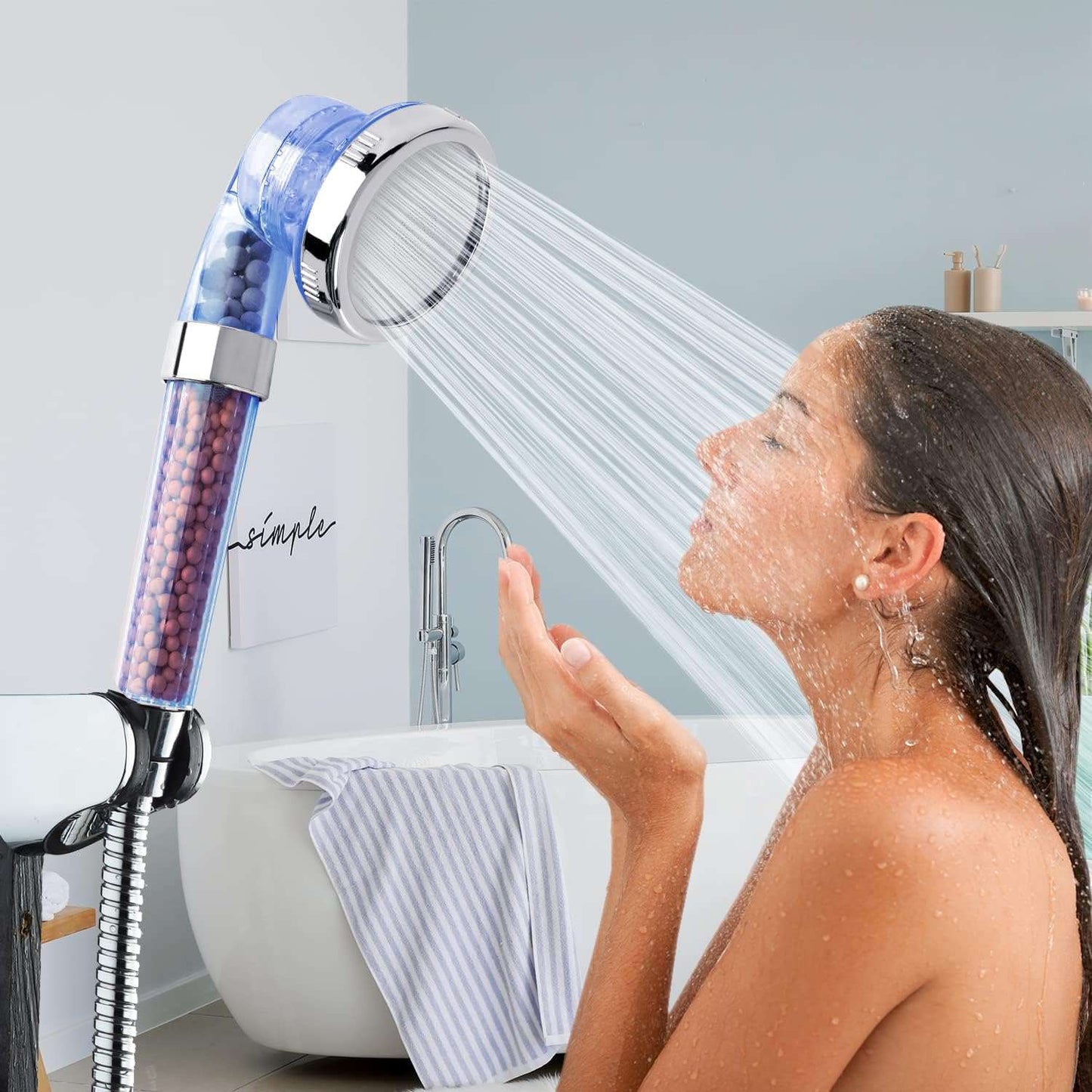 Ducha de Alta Pressão com Filtro Iônico