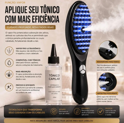 ESCOVA TERAPÊUTICA LED 4 EM 1