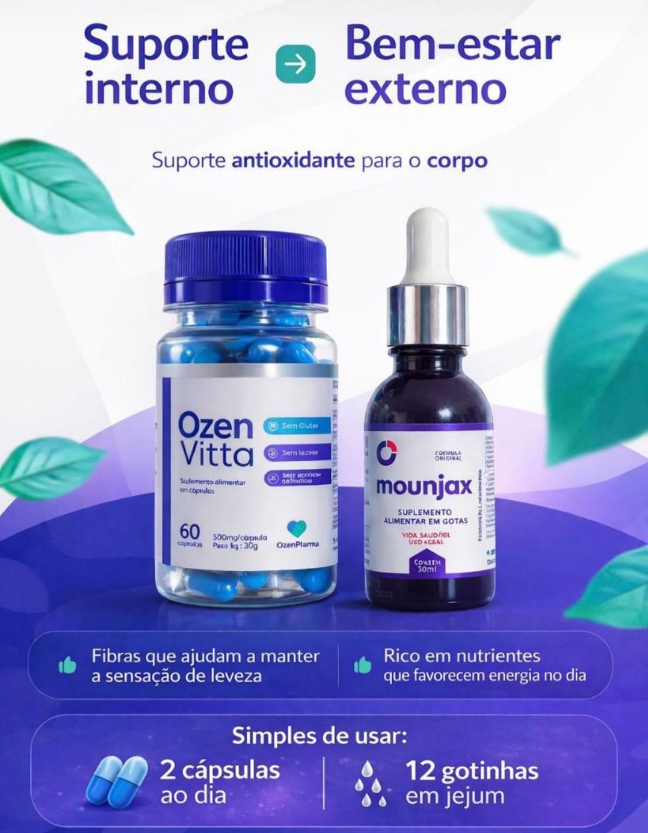 Kit OzenVitta + Mounjax – Suplementos Alimentares