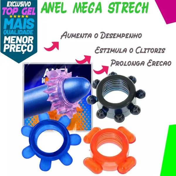 Mega Stretch Soft Silicone Penis Ring