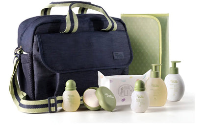Conjunto Bolsa Mamãe Bebe Com Trocador 8 itens