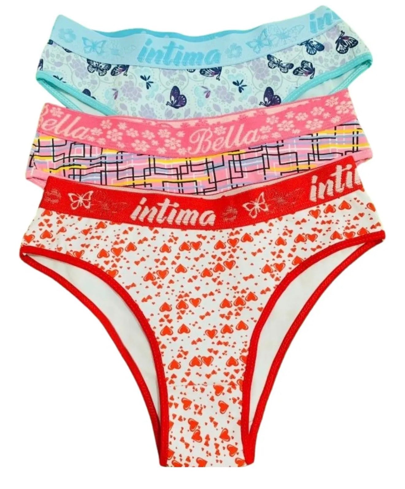 Kit 5 Calcinhas Cotton Premium com Cós de Elástico Grosso