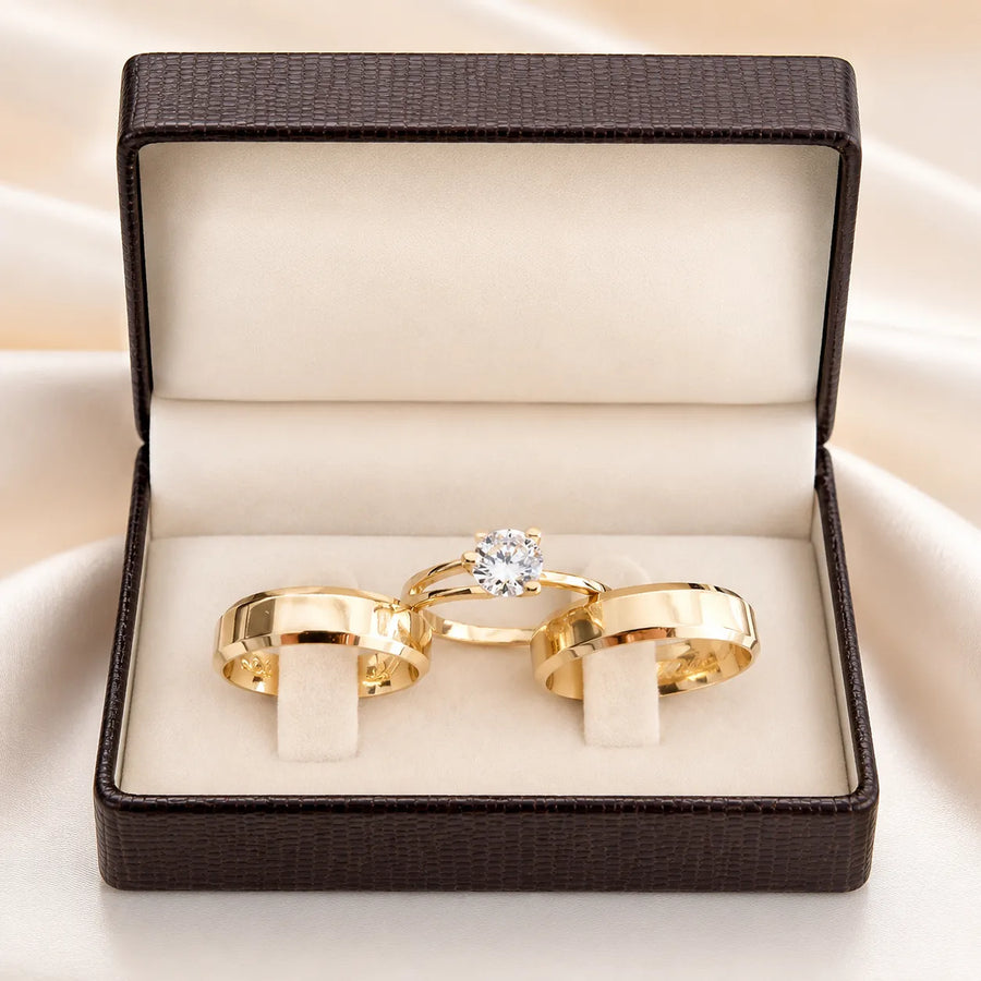 Aliança de Casamento/Compromisso Ouro 18K – 5mm