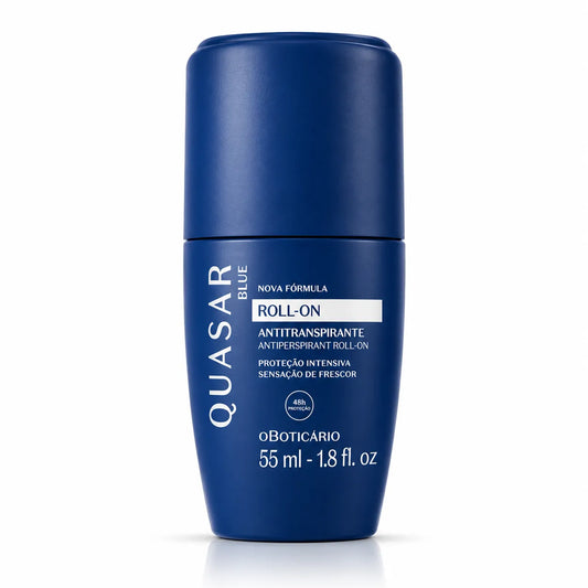 Antiperspirant Roll-On Quasar Blue 55ml – O Boticário