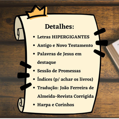 Bíblia Sagrada Leão de Judá – Capa Dura