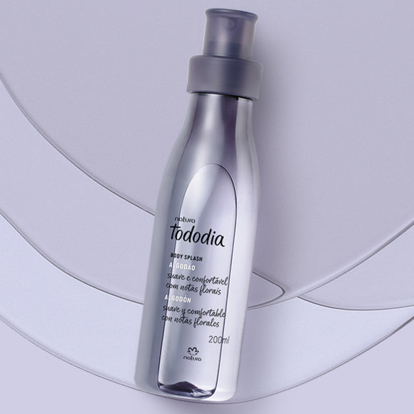 Body Splash Natura Tododia Algodão 200ml