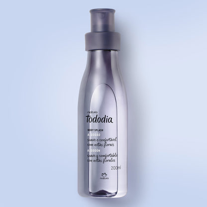 Body Splash Natura Tododia Algodão 200ml